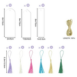 73Pcs Acrylic Bookmarks Blanks- Sublimation Acrylic Book Markers