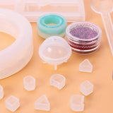 73cps Crystal Drop Gel Pendant Set Epoxy Resin Tool Set Jewelry Accessories