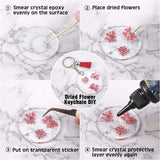 74Pcs Acrylic Circle Discs Kit Round Discs Keychain Blanks Tassel DIY