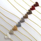 Bohemia Heart Shaped Love Rainbow Bracelet Thread Jewelry Gift