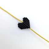 Bohemia Heart Shaped Love Rainbow Bracelet Thread Jewelry Gift