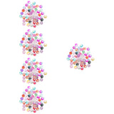 750 Pcs Bulk Beads for Bracelet Making Charms DIY Bead Spacer Scattered Beads