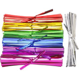 750pcs Metallic Twist Ties for Treat Candy Bags Party Cake Pops