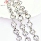 1 Meter 12MM 24K Twisted Necklace/Bracelet Chains DIY Jewelry Findings
