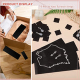 75Pcs Antioxidant Jewelry Anti-Discoloration Strips for Storage Protection