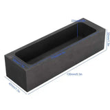 75ml Graphite Ingot Mold Rectangular for Metals Melting