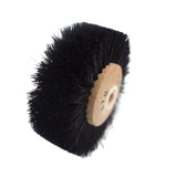 75mm Jewelry Polishing Brush Wheel 6 Row Long Hair Wood Hub