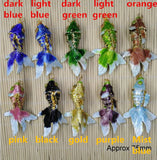 75mm Cloisonne Goldfish Fish Pendant Leather Cord Necklace