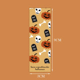 75pcs Halloween Sticker 3x9cm Sealed Label Party Supplies