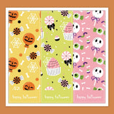 75pcs Halloween Sticker 3x9cm Sealed Label Party Supplies