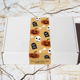 75pcs Halloween Sticker 3x9cm Sealed Label Party Supplies