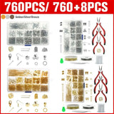 760PCS Jewelry Findings Tool Set for DIY Jewelry Making