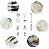 768PCS Jewelry Findings Tool Set Cutter Plier/Earring Hooks/Lobster Clasp