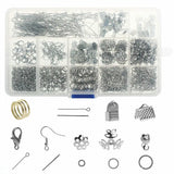 768PCS Jewelry Findings Tool Set Cutter Plier/Earring Hooks/Lobster Clasp