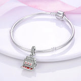 777 Lucky A Slot Machine 925 Silver Dangle Charms