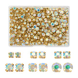 780Pcs Sew on Rhinestone Glass Rhinestone With Prong Settings