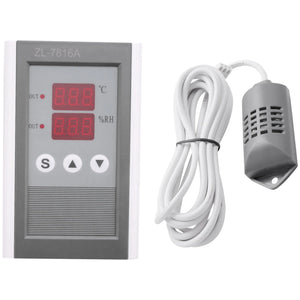 12V Temperature & Humidity Controller Thermostat Hygrostat