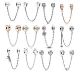 925 Sterling Silver Charm Safety Buckle Collection - Jewelry Making