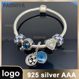 925 Sterling Silver Charm Bead Set for Jewelry Making