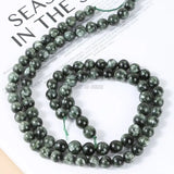 7A Green Charoite Lapis Lazuli Jades Smooth Round Beads for Bracelet Diy