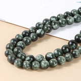 7A Green Charoite Lapis Lazuli Jades Smooth Round Beads for Bracelet Diy