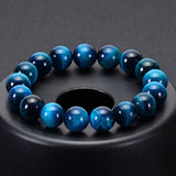 Royal Tiger Eye Beads Bracelets Men 6/8/10/12/14mm