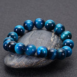 Royal Tiger Eye Beads Bracelets Men 6/8/10/12/14mm