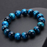 Royal Tiger Eye Beads Bracelets Men 6/8/10/12/14mm