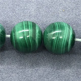 7A Stripe Malachite Beads 6-12mm Round Natural Loose Stone Bead DIY