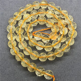 Ice Citrine Beads 100% Natural Loose Stone Diy Bracelet