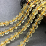 Ice Citrine Beads 100% Natural Loose Stone Diy Bracelet