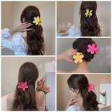 ABS Material Flower Hair Claw Hairpin Hair Clip Headwear Women Hair Accessories