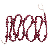 7Ft Wood Bead Garland Farmhouse Home Decor Boho Decor Wall Hanging