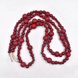 7Ft Wood Bead Garland Christmas Tree Decor Boho Mantel Wall Hanging