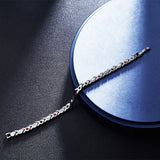 7MM Stainless Steel Magnetic Health Bracelet for Women Men