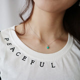 925 Silver Turquoise Pendant Necklace Charm