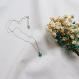 925 Silver Turquoise Pendant Necklace Charm