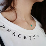 925 Silver Turquoise Pendant Necklace Charm