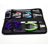 7PC Jewelry Repair Tool Set Pliers Scissor Beading Tweezers Mandrel Finger Gauge