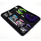 7PC Jewelry Repair Tool Set Pliers Scissor Beading Tweezers Mandrel Finger Gauge