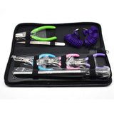 7PC Jewelry Repair Tool Set Pliers Scissor Beading Tweezers Mandrel Finger Gauge