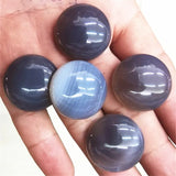 7PCS Amazonite Stone Round Cabochons 25MM DIY Beads for Women Pendants Making