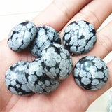 7PCS Amazonite Stone Round Cabochons 25MM DIY Beads for Women Pendants Making