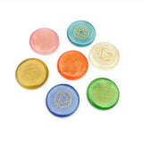 7PCS Natural Cat Eye Stone 7 Chakra Gemstones Set Fengshui Decor