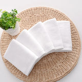 7PCS Cotton Hotel Soft Face Hand Towels 30X30cm