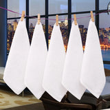 7PCS Cotton Hotel Soft Face Hand Towels 30X30cm