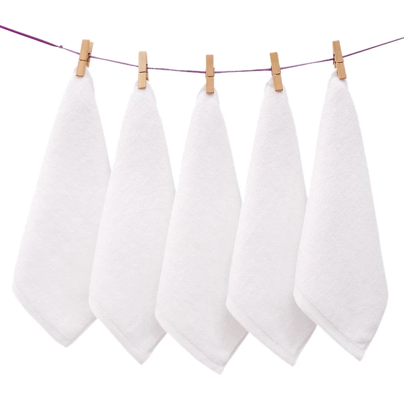 7PCS Cotton Hotel Soft Face Hand Towels 30X30cm