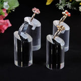 7Pcs Acrylic Finger Display Stand Holder for Jewellery Shop Showcase