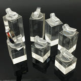 7Pcs Acrylic Finger Display Stand Holder for Jewellery Shop Showcase