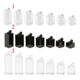 7Pcs Acrylic Finger Display Stand Holder for Jewellery Shop Showcase